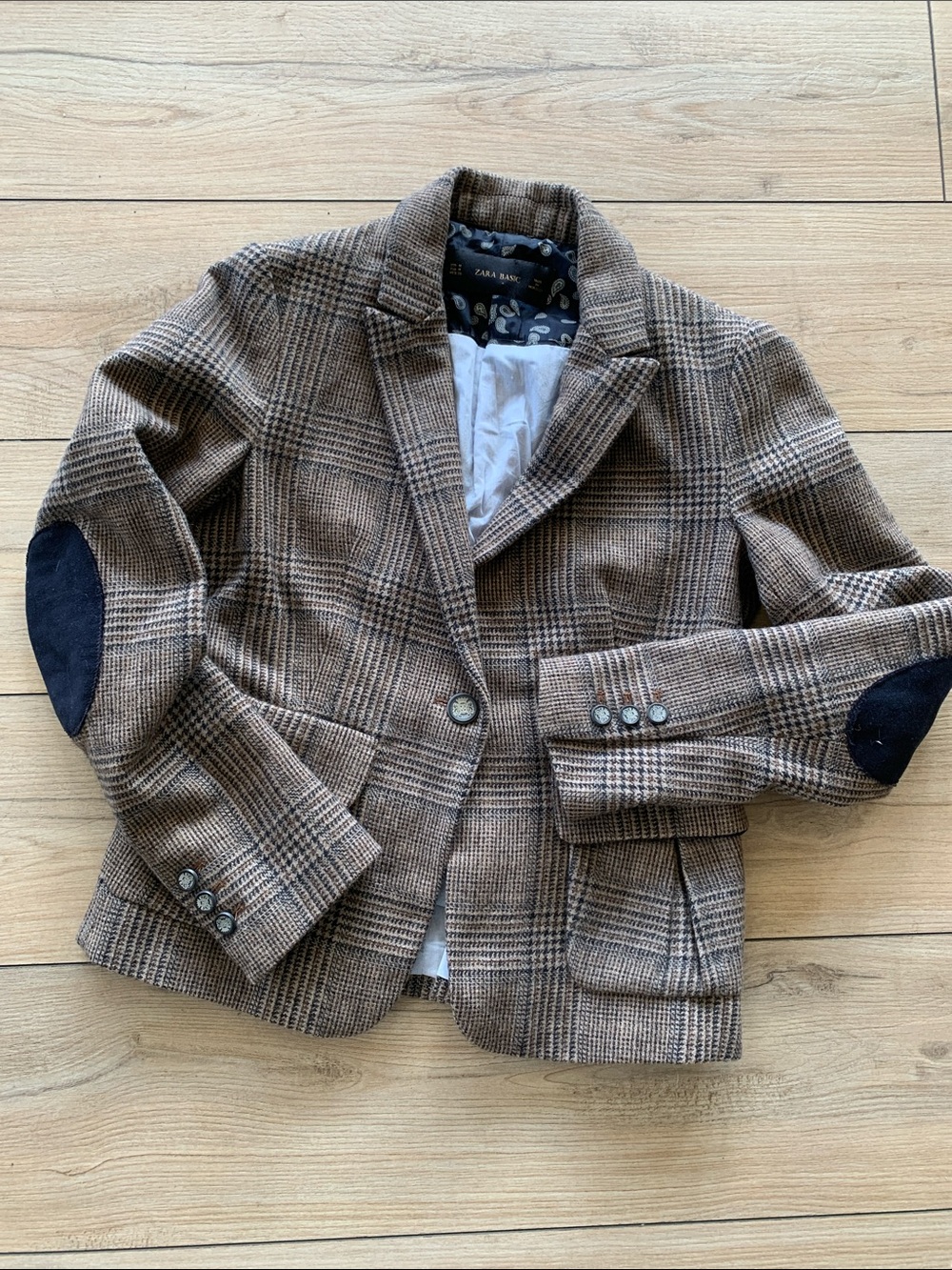 Prince de Galles wool jacket collegiate fall girly suit